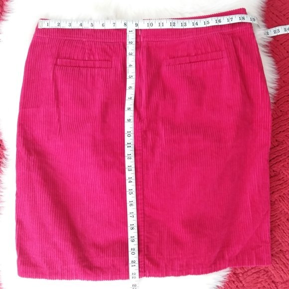 Chadwicks of Boston Pink Corduroy Mini Skirt 16 - Picture 4 of 8